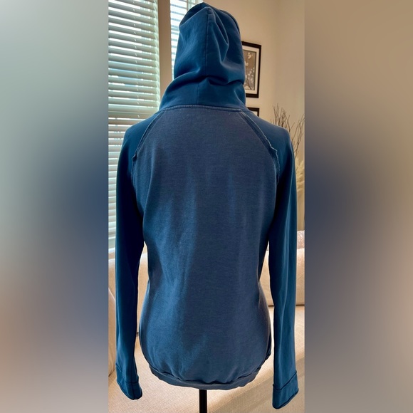 The Original Retro Brand Pebble Beach Two Tone Blue Hoodie Sweatshirt Cali - Picture 3 of 14